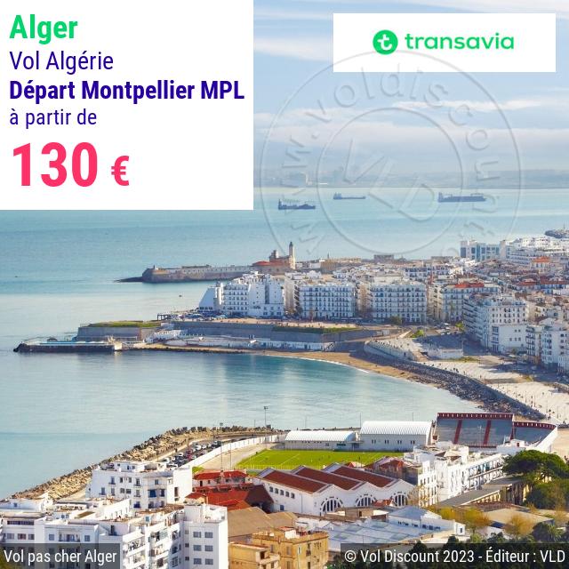Vol discount Algérie Transavia France