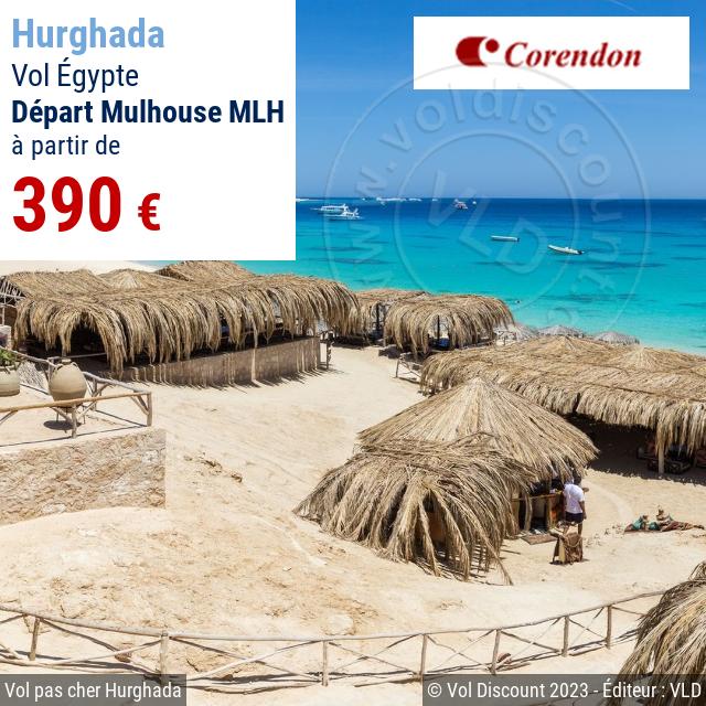 Vol discount Mulhouse Hurghada Corendon Airlines