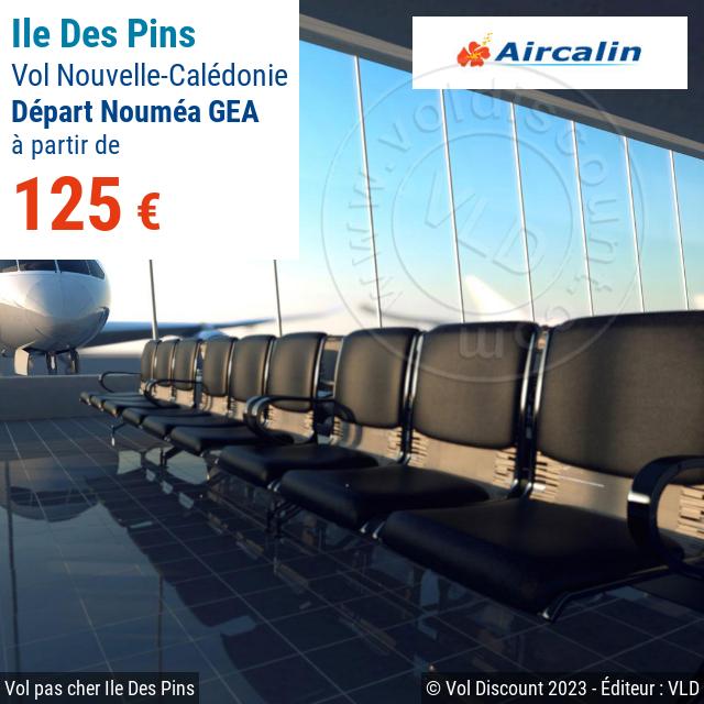 Vol discount Ile Des Pins Aircalin