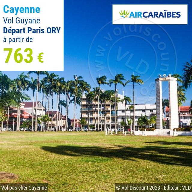 Vol discount Cayenne Air Caraïbes