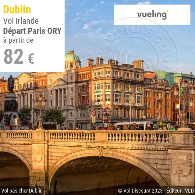 Vol discount Paris Dublin Vueling