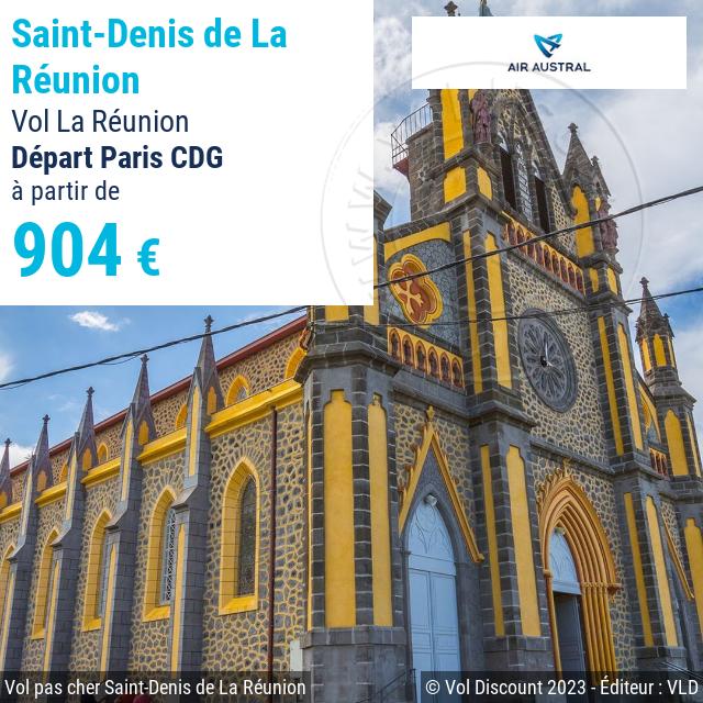 Vol discount Paris Saint-Denis de La Réunion