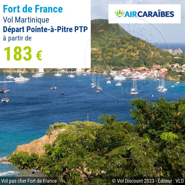 Vol discount Fort de France