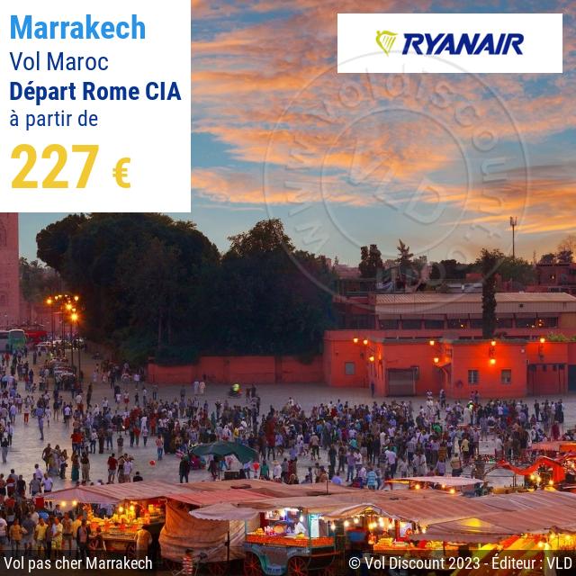 Vol discount Rome Marrakech