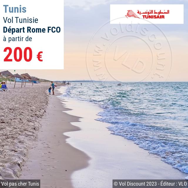 Vol discount Tunisie Tunisair