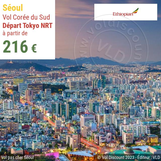 Vol discount Corée du Sud