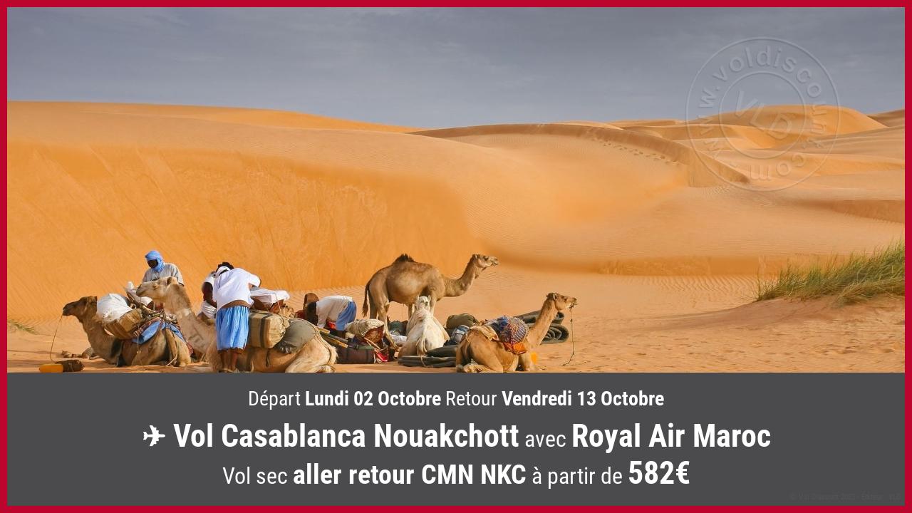 Vol moins cher Mauritanie
