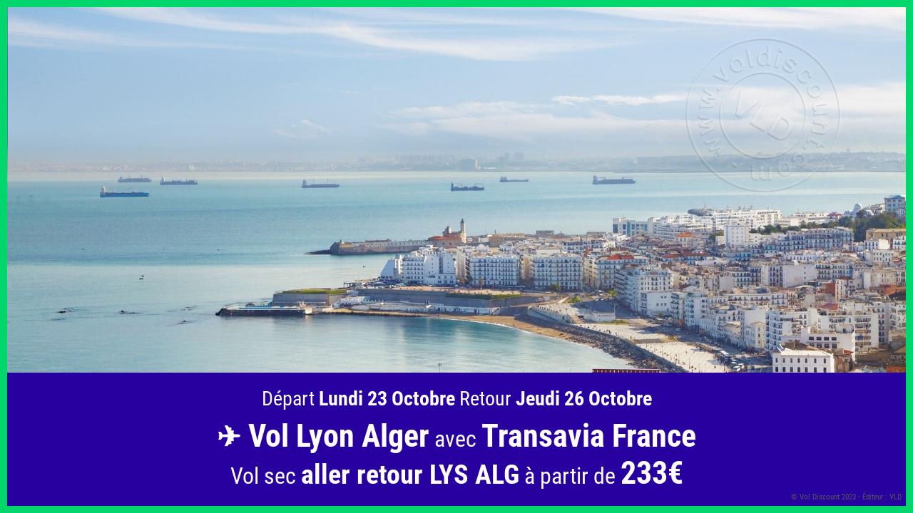 Vol moins cher Algérie Transavia France