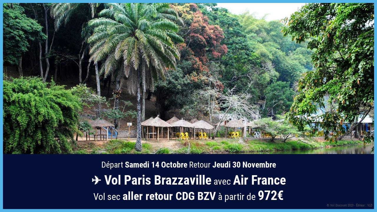 Vol moins cher Congo Brazzaville