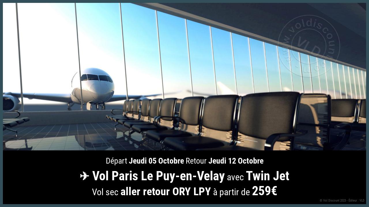 Vol moins cher Le Puy-en-Velay