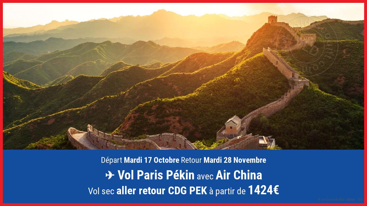 Vol moins cher Chine