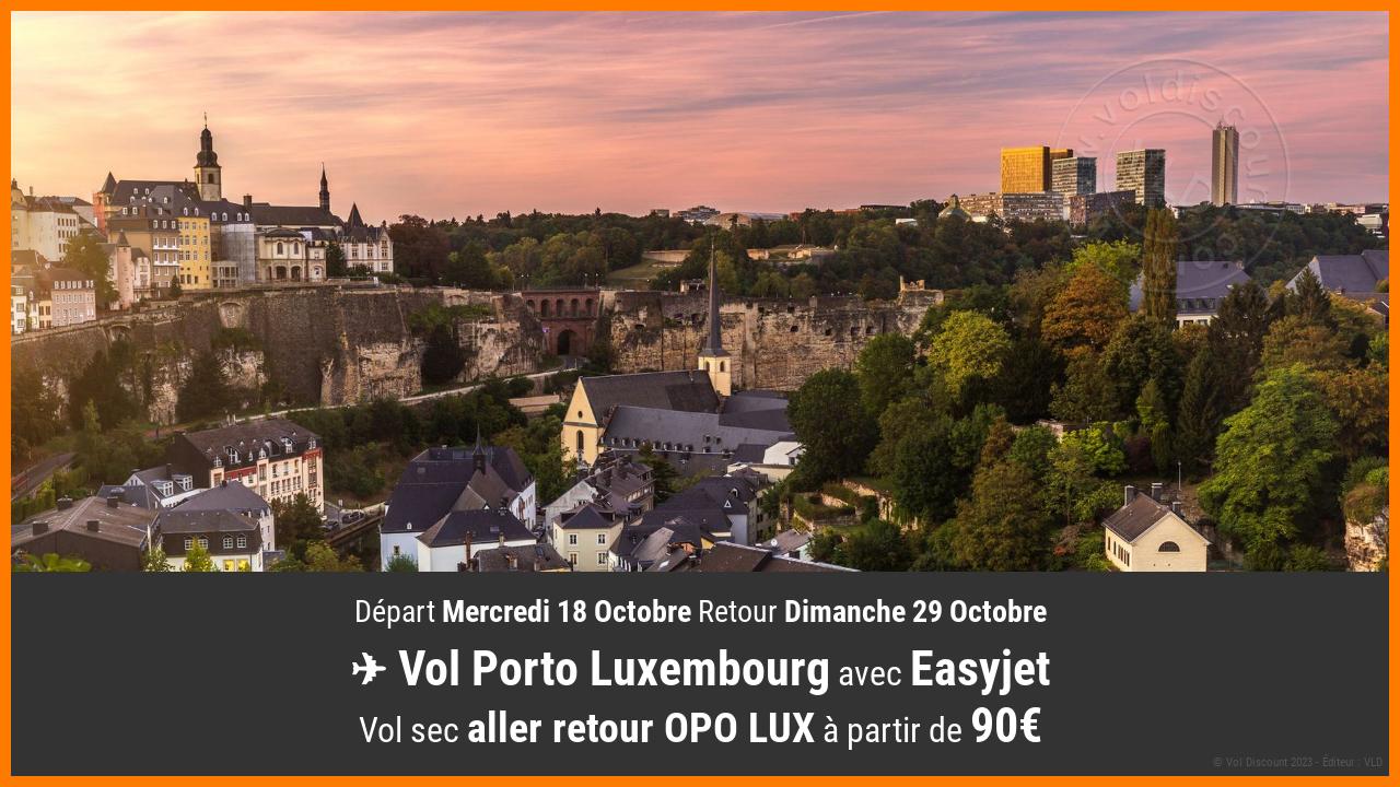 Vol moins cher Luxembourg