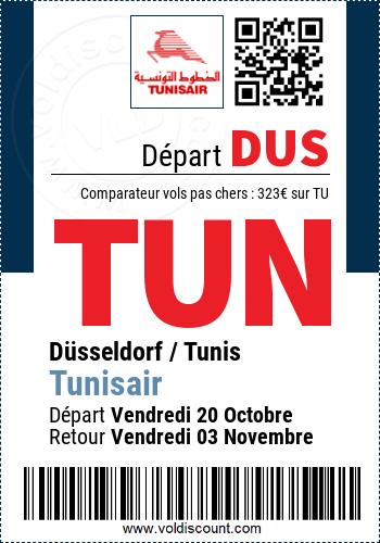 Vol pas cher Tunisie Tunisair