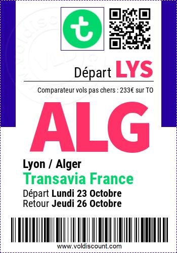 Vol pas cher Algérie Transavia France