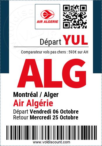 Vol pas cher Algérie Air Algérie