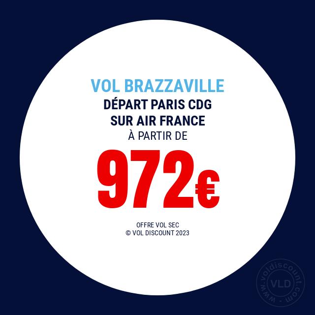 Vol promo Congo Brazzaville