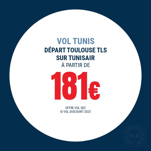 Vol promo Tunisie Tunisair