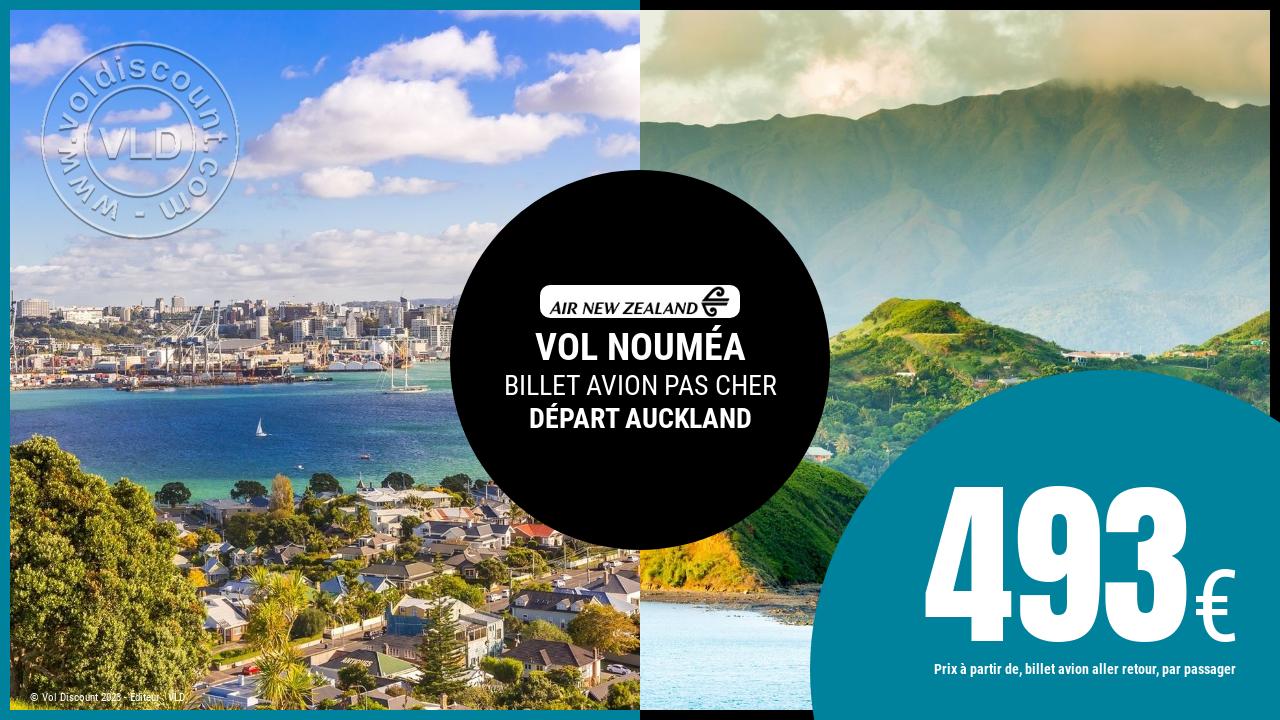 Vol sec Auckland Nouméa