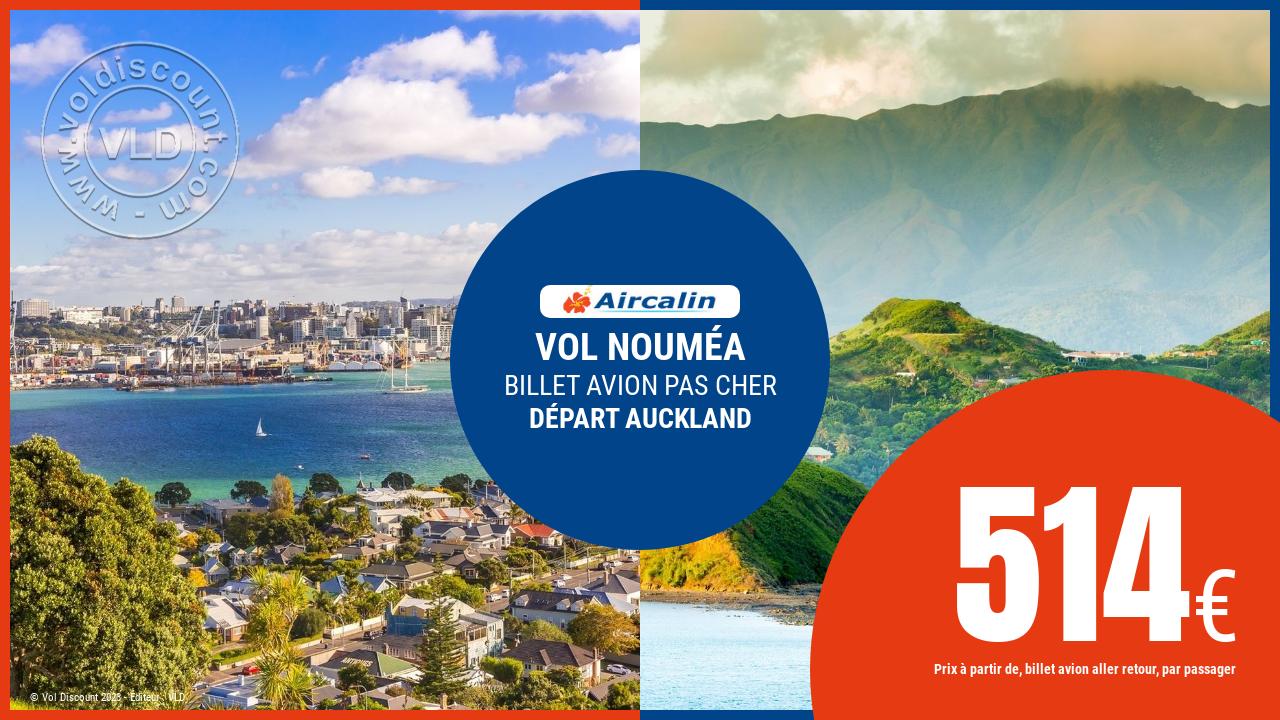 Vol sec Auckland Nouméa Aircalin