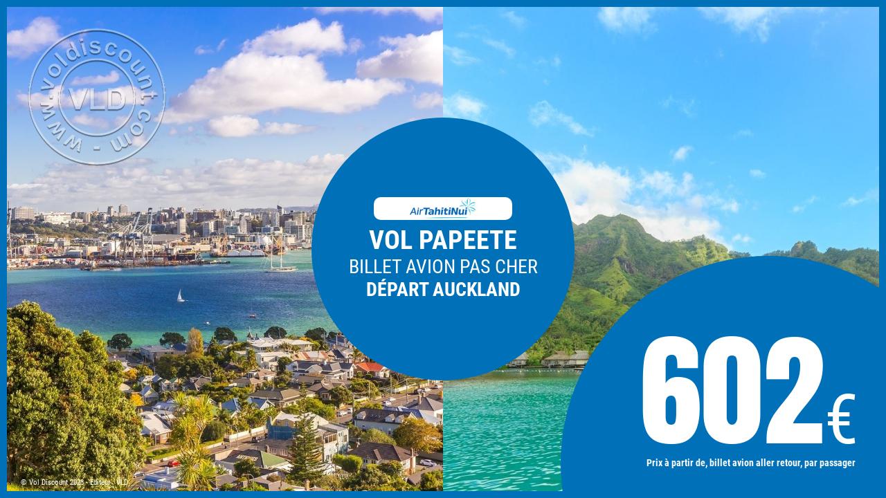 Vol sec Papeete Air Tahiti Nui