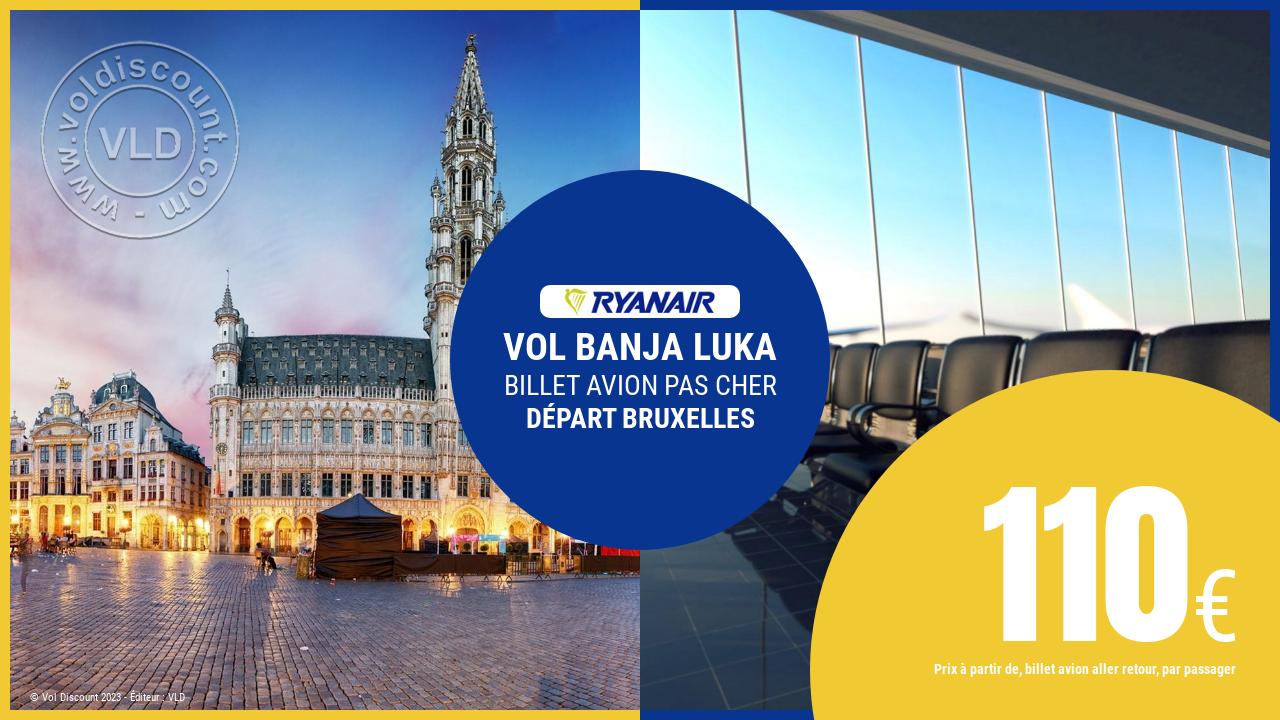 Vol sec Bruxelles Banja Luka Ryanair