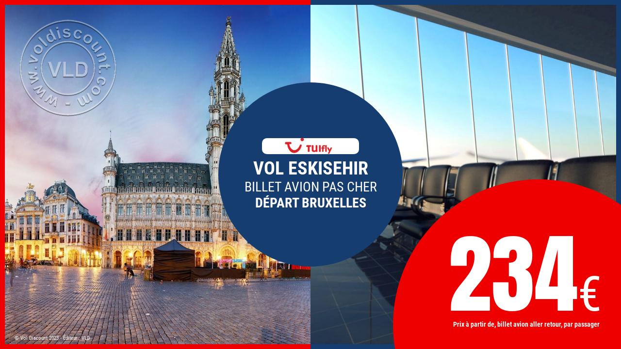 Vol sec Bruxelles Eskisehir TUIfly Belgium