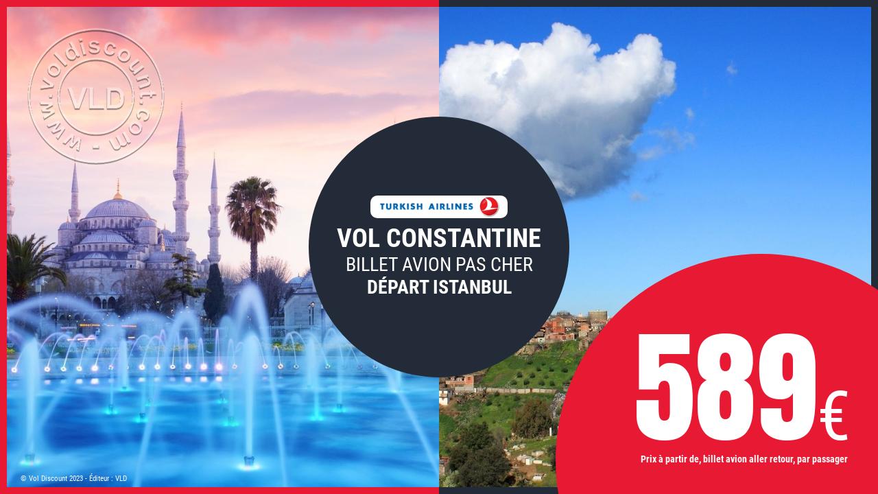 Vol sec Constantine Turkish Airlines