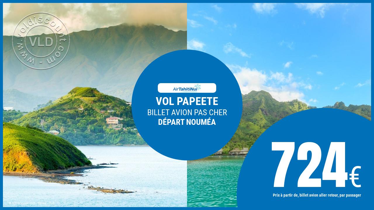 Vol sec Papeete Air Tahiti Nui