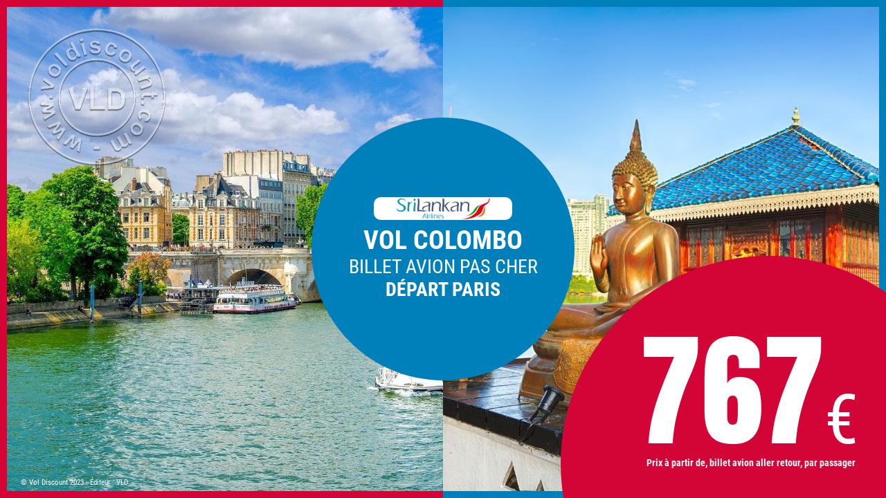 Vol sec Paris Colombo Srilankan Airlines