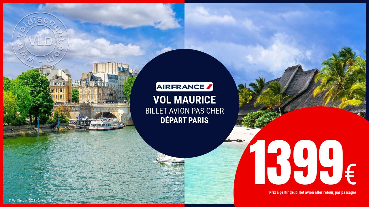 Vol sec Paris Maurice Air France