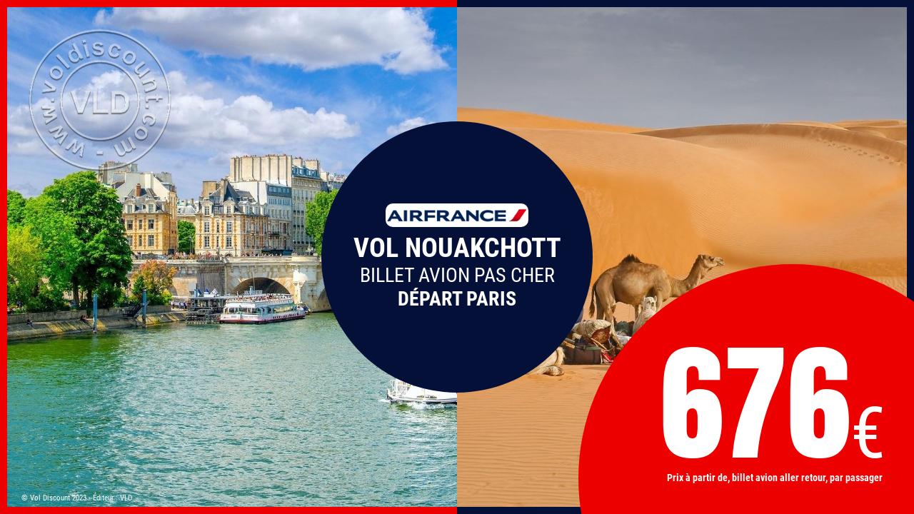 Vol sec Paris Nouakchott Air France