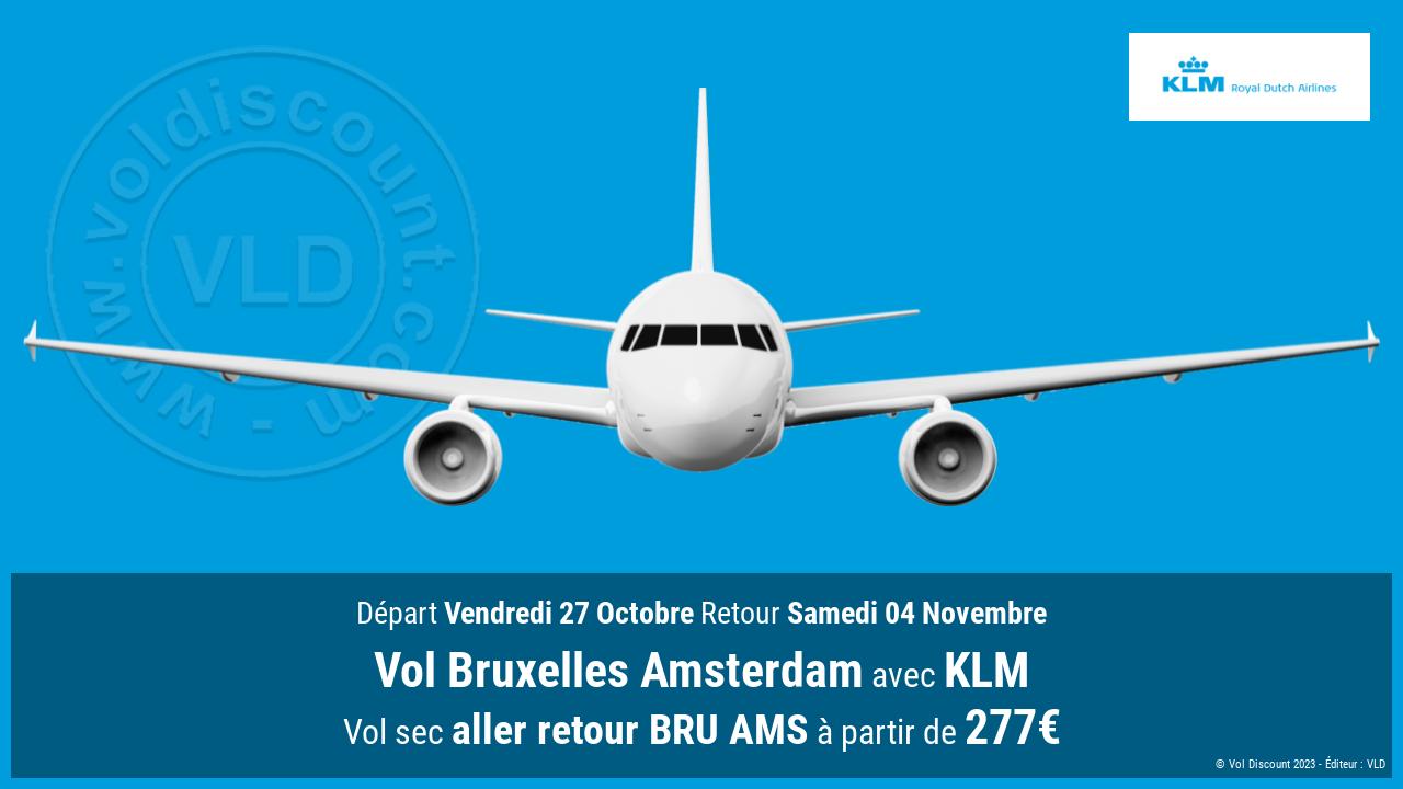 Vol Bruxelles Amsterdam KLM
