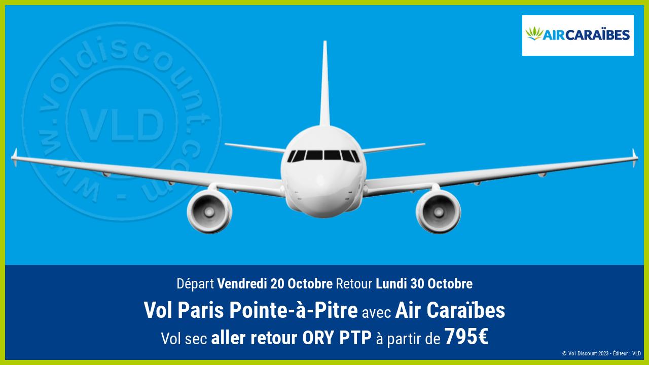 Vol Paris Pointe-à-Pitre Air Caraïbes